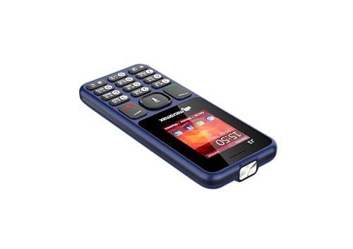 Micromax All-New J3 Sleek & Stylish |Keypad Mobile with 1.77" Screen|Auto Call Recording | Bright Torch| Wireless FM | Blue - Triveni World