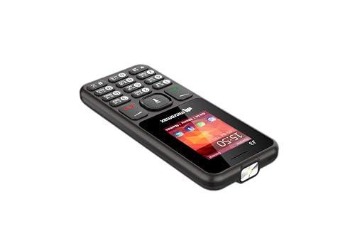 Micromax All-New J3 Sleek & Stylish |Keypad Mobile with 1.77" Screen|Auto Call Recording | Bright Torch| Wireless FM |Grey| - Triveni World