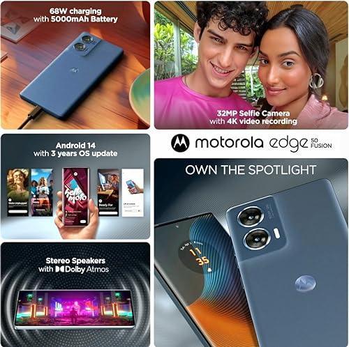 Motorola Edge 50 Fusion 5G (Forest Blue, 8GB RAM, 128GB Storage) - Triveni World