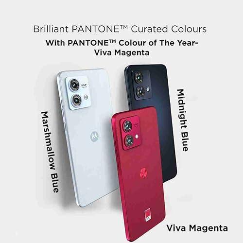 Motorola G84 5G (Marshmallow Blue, 12GB RAM, 256GB Storage) | 50MP (OIS) | 16MP Front Camera | Snapdragon 695 Processor | Ultra Premium Vegan Leather Design | Unbelievable 5G Speeds with 14 5G Bands - Triveni World