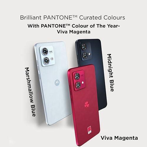Motorola G84 5G (Midnight Blue, 12GB RAM, 256GB Storage) | 50MP (OIS) | 16MP Front Camera | Snapdragon 695 Processor | Ultra Premium Vegan Leather Design | Unbelievable 5G Speeds with 14 5G Bands - Triveni World