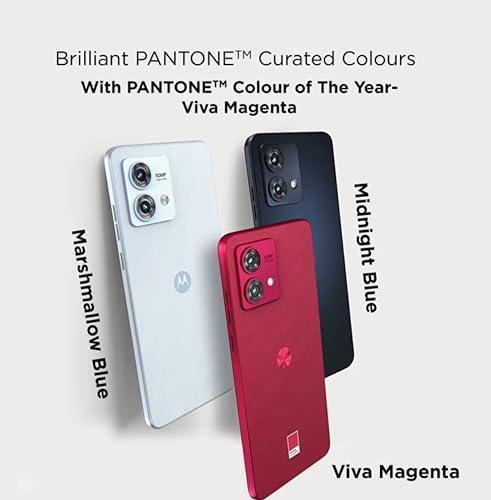 Motorola G84 5G (Midnight Blue, 12GB RAM, 256GB Storage) | 50MP (OIS) | 16MP Front Camera | Snapdragon 695 Processor | Ultra Premium Vegan Leather Design | Unbelievable 5G Speeds with 14 5G Bands - Triveni World