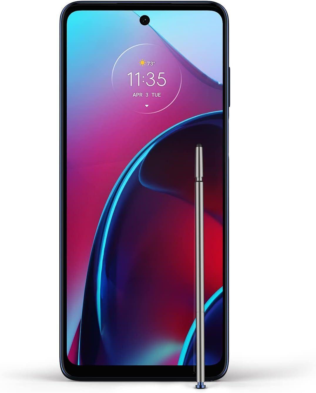 Motorola Moto G Stylus (2022) 128GB 4GB RAM Blue (AT&T) Refurbished - Triveni World