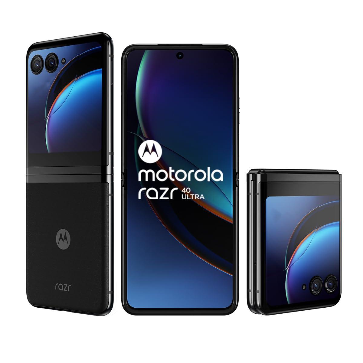 Motorola razr 40 Ultra (Infinite Black, 8GB RAM, 256GB Storage) | 3.6" External AMOLED Display | 6.9" AMOLED 165Hz Display | 32MP Selfie Camera |30W TurboPower Charging | Android 13 - Triveni World