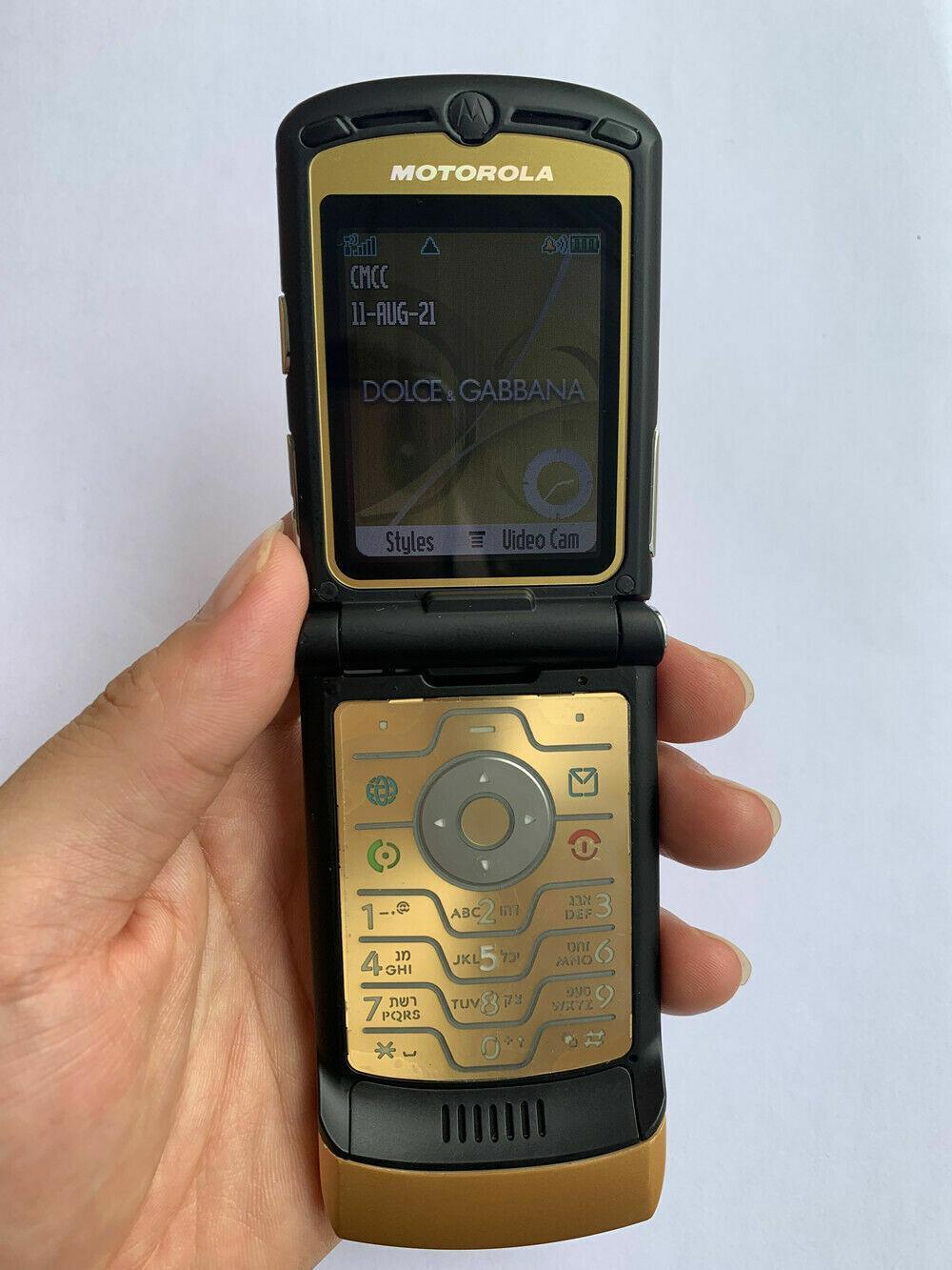 Motorola RAZR V3i GSM 1.23 MP Camera Flip Bluetooth MP3 Mobile Phone Refurbished - Triveni World