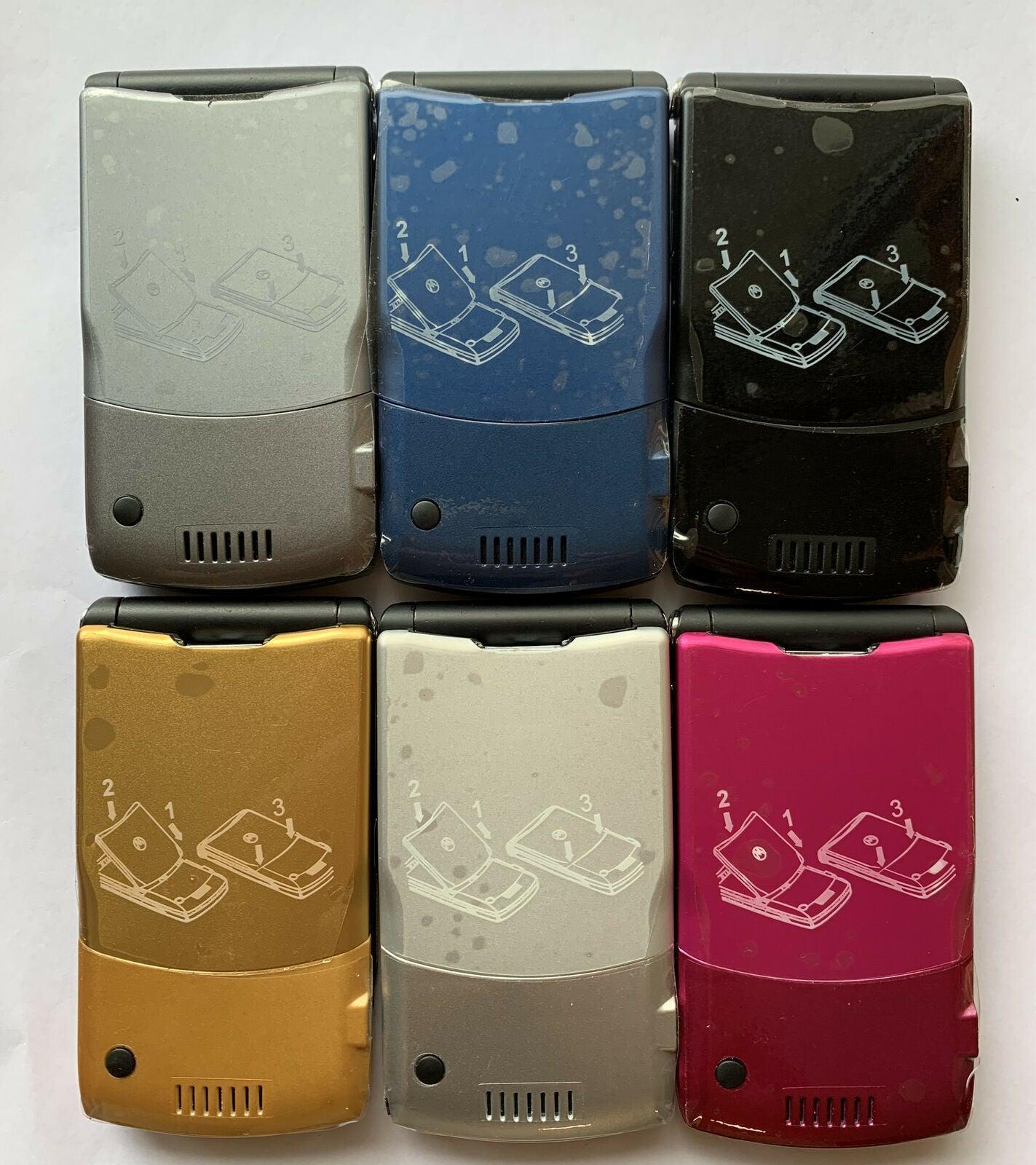 Motorola RAZR V3i GSM 1.23 MP Camera Flip Bluetooth MP3 Mobile Phone Refurbished - Triveni World