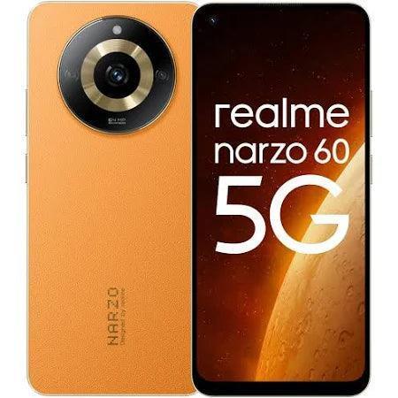 narzo 60 5G Mars Orange8GB256GB 90Hz Super AMOLED Display Ultra Premium Vegan Lear Design - Triveni World