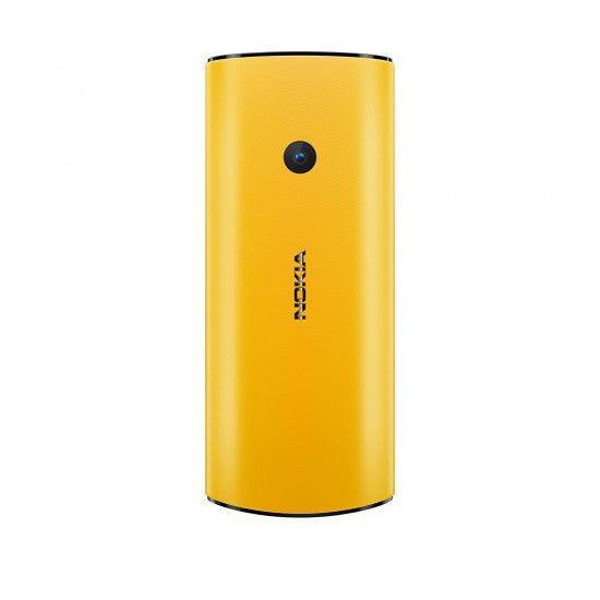 Nokia 110 4G with Volte HD Calls, Up to 32GB External Memory, FM Radio (Wired & Wireless Dual Mode), Games, Torch | Yellow (Nokia 110 DS-4G) - Triveni World