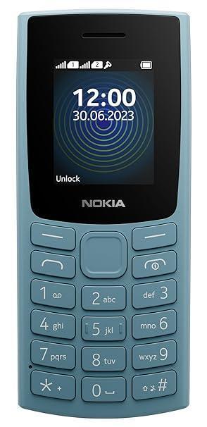 Nokia 110 with Built-in UPI App and Scan & Pay Feature, MP3 Player, Rear Camera, Long-Lasting Battery, and Voice Recorder | Blue - Triveni World