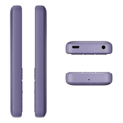 Nokia 130 Music | Built-in Powerful Loud Speaker with Music Player and Wireless FM Radio | Dedicated Music Buttons | Big 2.4” Display | 1 Month Standby Battery Life | Purple - Triveni World