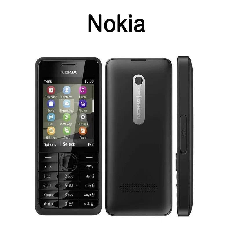 Nokia 301 3G GSM 2.4 Inch 2MP Camera Dual Sim Refurbished - Triveni World