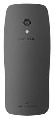Nokia 3210 4G | All-new Classic Keypad Phone with Dual SIM, YouTube, Scan & Pay UPI, Rear Camera, Wireless FM Radio, MP3 Player, Bluetooth & USB Type C | Grunge Black - Triveni World
