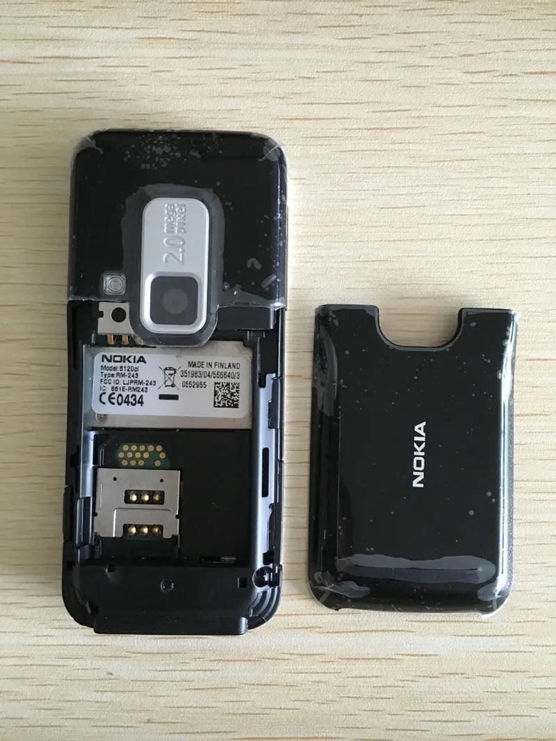 Nokia 6120 Classic English Keyboard 2.0 inch Screen 2.0MP Camera Bluetooth WCDMA 3G Refurbished Phone - Triveni World