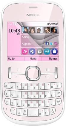 Nokia Asha 201  (L.Pink) - Triveni World