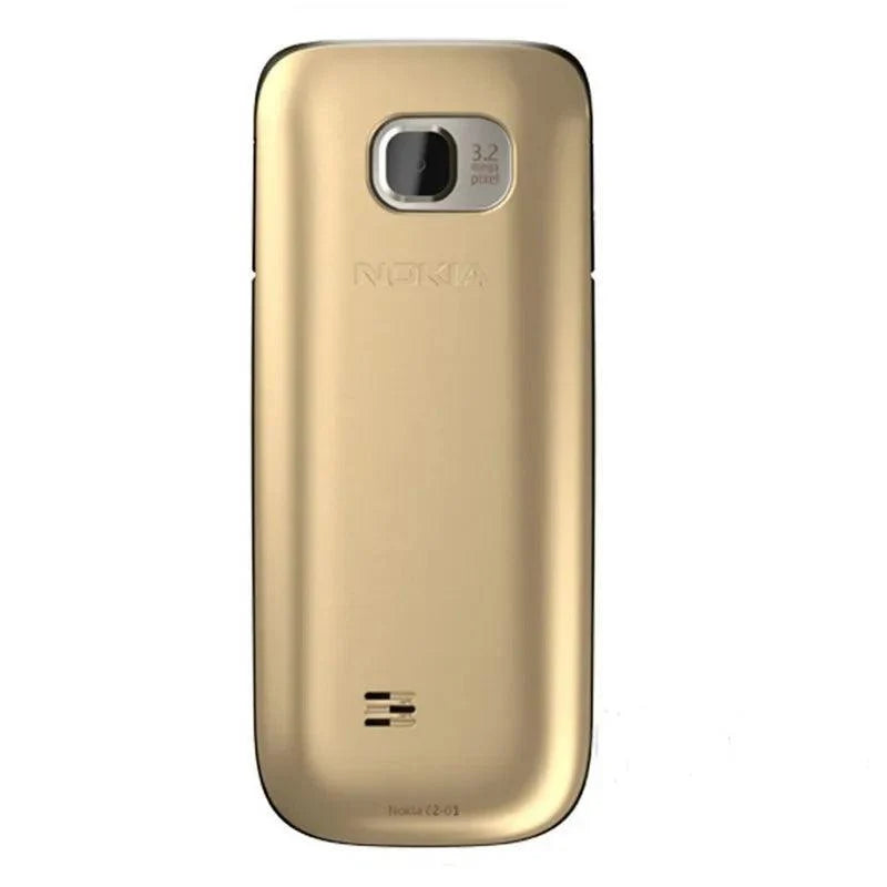 Nokia C2-01 Unlocked Mobile Phone 2.0" 3.2MP Bluetooth Multi-Languages keyboard GSM/WCDMA 3G Smartphone - Triveni World
