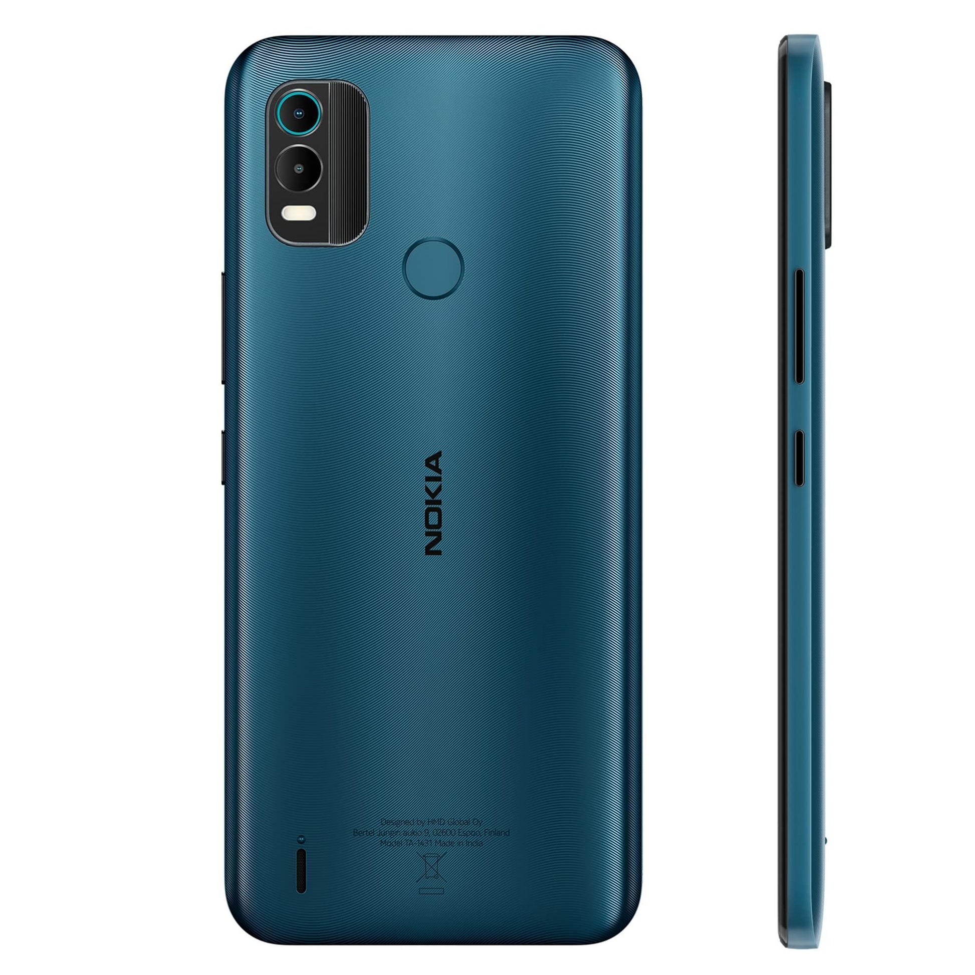 Nokia C21 Plus Android Smartphone, Dual SIM, 3-Day Battery Life, 4GB RAM + 64GB Storage, 13MP Dual Camera with HDR | Dark Cyan - Triveni World