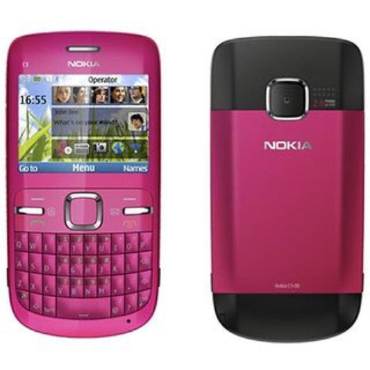 Nokia C3-00 (Single SIM , 2.4 Inch Display, Assorted Color) - Triveni World