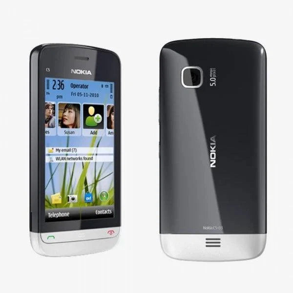 Nokia C5-03 Refurbished Phone (Black) - Triveni World