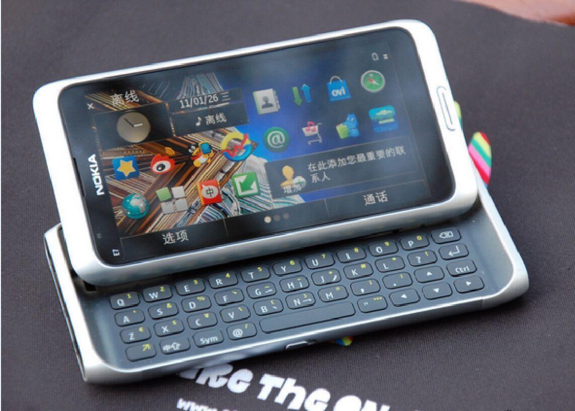 Nokia E7 16GB 3G Wifi 8MP 4" Touch Screen Slide Keyboard Refurbished - Triveni World