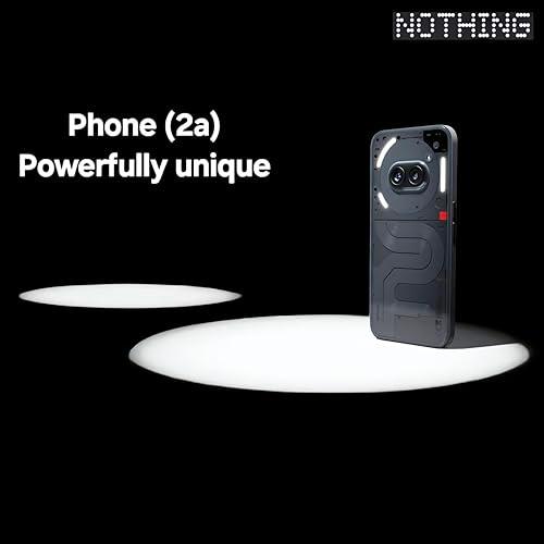 Nothing Phone (2a) 5G (Black, 8GB RAM, 256GB Storage) | 6.7" AMOLED Display | 50MP (OIS) + 50 MP | 32 MP Front | Mediatek Dimensity 7200 Pro Processor | Glyph Interface | 45 W Charging 100% in 59 mins - Triveni World