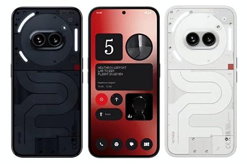 Nothing Phone (2a) 5G (Black, 8GB RAM, 256GB Storage) | 6.7" AMOLED Display | 50MP (OIS) + 50 MP | 32 MP Front | Mediatek Dimensity 7200 Pro Processor | Glyph Interface | 45 W Charging 100% in 59 mins - Triveni World
