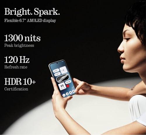 Nothing Phone (2a) 5G (Black, 8GB RAM, 256GB Storage) | 6.7" AMOLED Display | 50MP (OIS) + 50 MP | 32 MP Front | Mediatek Dimensity 7200 Pro Processor | Glyph Interface | 45 W Charging 100% in 59 mins - Triveni World