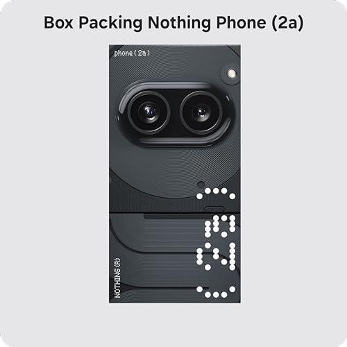 Nothing Phone (2a) 5G (Black, 8GB RAM, 256GB Storage) | 6.7" AMOLED Display | 50MP (OIS) + 50 MP | 32 MP Front | Mediatek Dimensity 7200 Pro Processor | Glyph Interface | 45 W Charging 100% in 59 mins - Triveni World