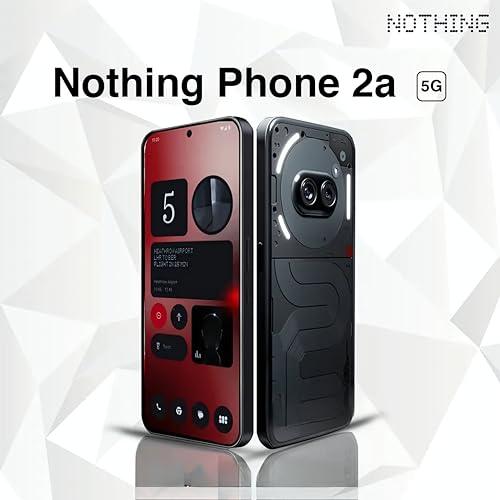 Nothing Phone (2a) 5G (Black, 8GB RAM, 256GB Storage) | 6.7" AMOLED Display | 50MP (OIS) + 50 MP | 32 MP Front | Mediatek Dimensity 7200 Pro Processor | Glyph Interface | 45 W Charging 100% in 59 mins - Triveni World
