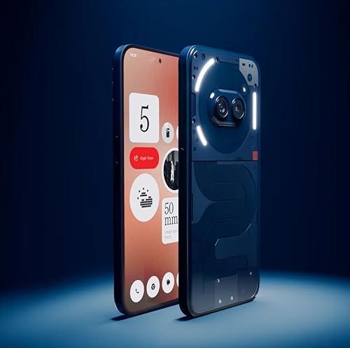 Nothing Phone (2a) 5G (Blue, 8GB RAM, 256GB Storage) | 6.7" AMOLED Display | 50MP (OIS) + 50 MP | 32 MP Front | Mediatek Dimensity 7200 Pro Processor | Glyph Interface | 45 W Charging 100% in 59 mins - Triveni World