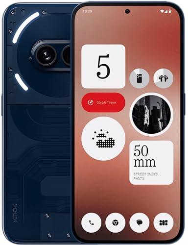 Nothing Phone (2a) 5G (Blue, 8GB RAM, 256GB Storage) | 6.7" AMOLED Display | 50MP (OIS) + 50 MP | 32 MP Front | Mediatek Dimensity 7200 Pro Processor | Glyph Interface | 45 W Charging 100% in 59 mins - Triveni World