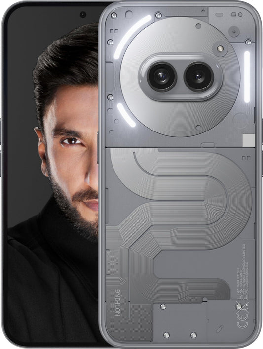 Nothing Phone (2a) Plus (Grey, 8GB RAM, 256GB Storage) | Up to 16GB RAM | Dimensity 7350 Pro 5G Processor | 50MP + 50MP | 50MP Front Camera | 6.7" AMOLED Display | 56 Minutes Charge of 100% - Triveni World