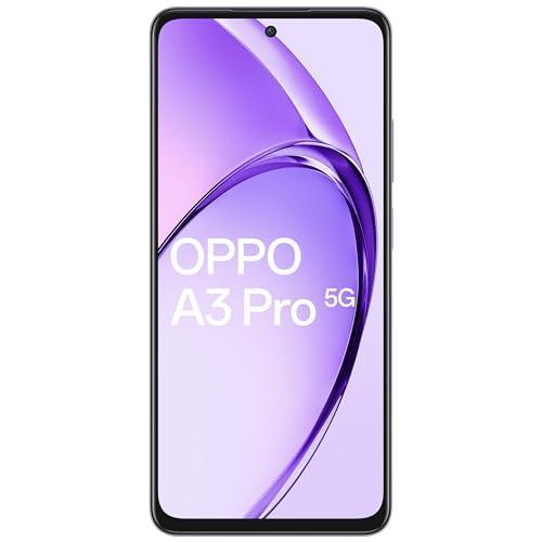 OPPO A3 Pro 5G (Moonlight Purple, 8GB RAM, 256GB Storage)|6.67” HD+ 120Hz Refresh Rate Screen | 45W SUPERVOOC|with No Cost EMI/Additional Exchange Offers - Triveni World