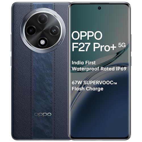 OPPO F27 Pro+ 5G (Midnight Navy, 8GB RAM, 128GB Storage) | 6.7" FHD+ AMOLED Toughest 3D Curved Display|64MP AI Featured Camera|IP69 | 67W SUPERVOOC| with No Cost EMI/Additional Exchange Offers - Triveni World