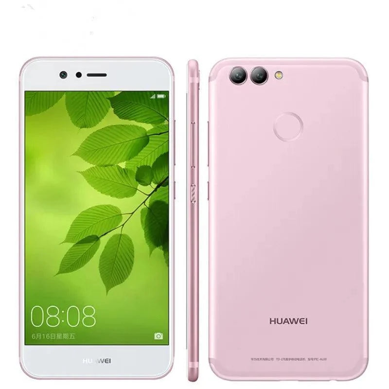 Original Huawei Nova 2 4G LTE Cell Phone Kirin 659 Octa Core 4GB RAM 64GB ROM Android 5.0 inch 20.0MP Fingerprint ID Smart Mobile Phone Refurbished - Triveni World