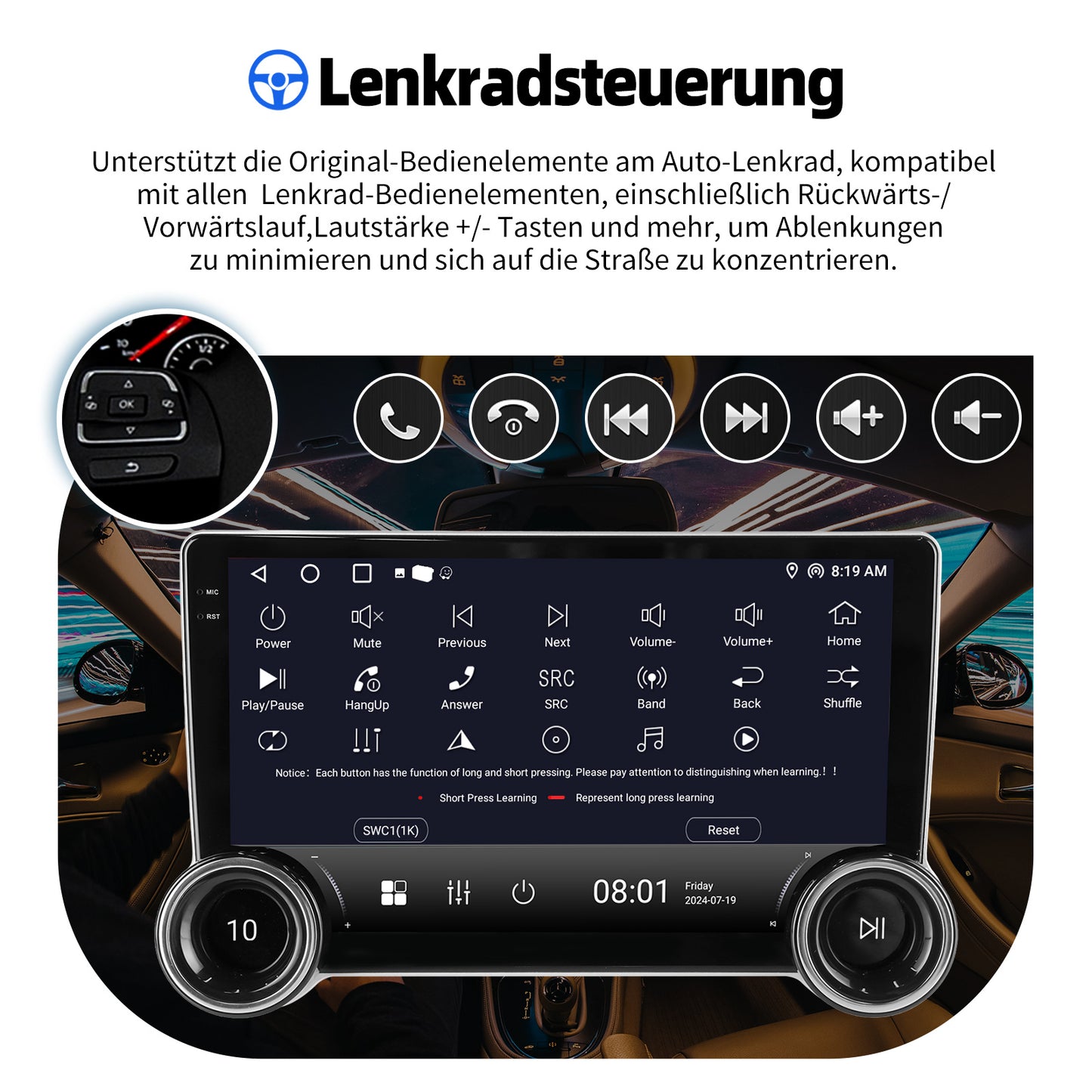 ESSGOO 2DIN Android 14 For Peugeot 408 RCZ 308 10-13 Car Radio Wireless Carplay Android Auto 10" Display GPS Navi WIFI FM RDS BT