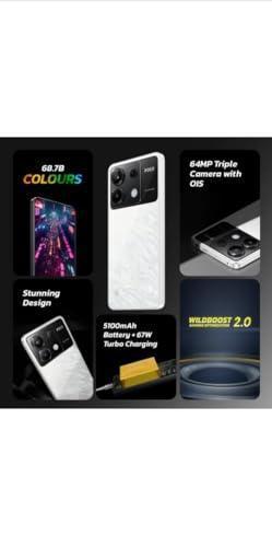 POCO X6 5G Snowstorm White, 12 GB RAM 512 GB ROM - Triveni World