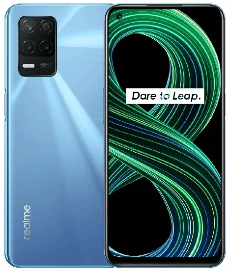 Realme 8 5G (Supersonic Blue, 4GB RAM, 64GB Storage) - Refurbished - Triveni World