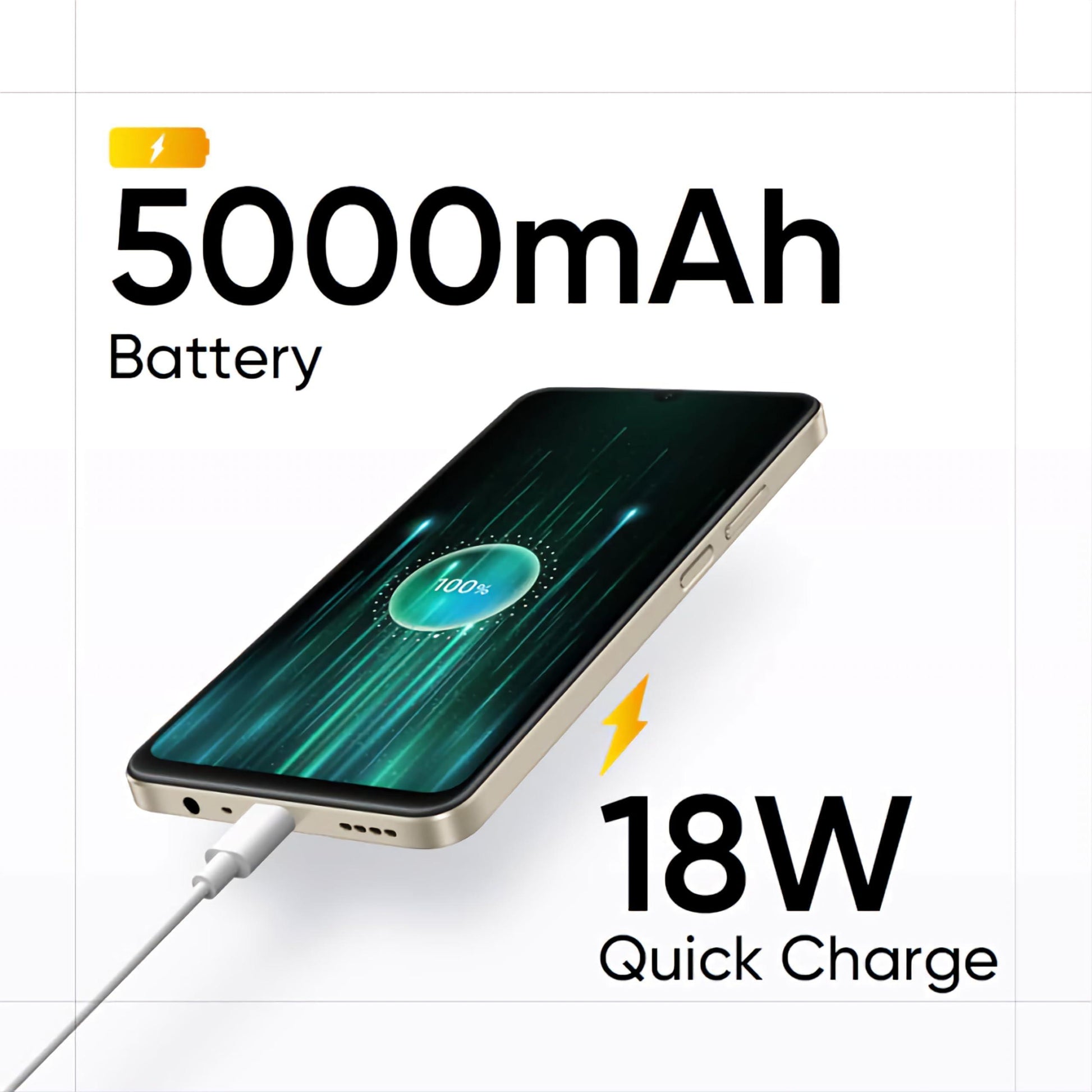 Realme C53 (Champion Gold, 6GB RAM, 128GB Storage) - Triveni World