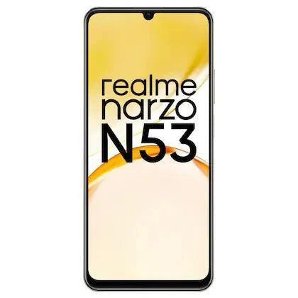 Realme Narzo N53 128 GB, 6 GB RAM, Feather Gold, Mobile Phone Refurbished - Triveni World