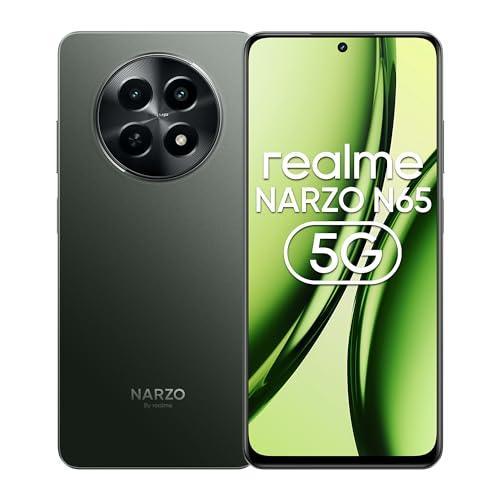 realme NARZO N65 5G (Deep Green 6GB RAM, 128GB Storage) India's 1st D6300 5G Chipset | Ultra Slim Design | 120Hz Eye Comfort Display | 50MP AI Camera| Charger in The Box - Triveni World