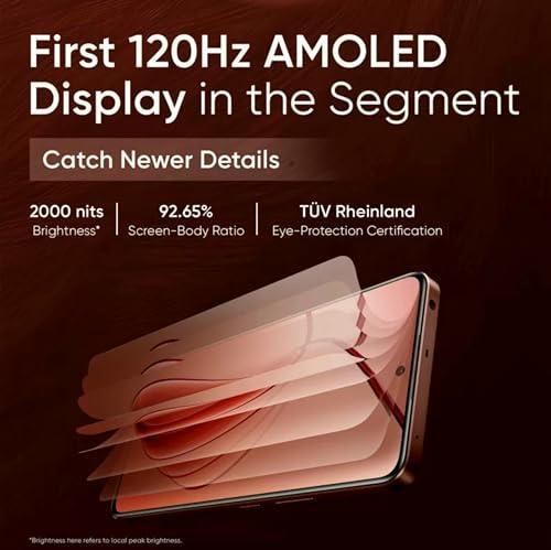 realme P1 5G (Phoenix Red, 8GB RAM, 256GB Storage) | Up to 6GB + 6GB Dynamic RAM | Dimensity 7050 5G Chipset | AMOLED Display | 7-Layer VC Cooling System | 50MP Color AI Camera | 45W SUPERVOOC Charge - Triveni World