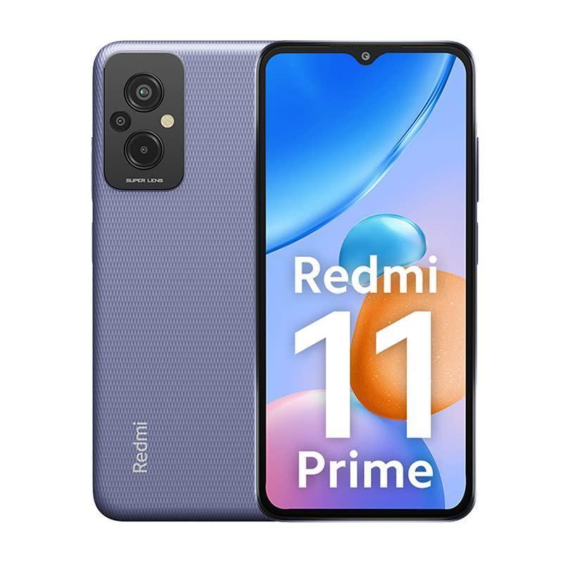 Redmi 11 Prime (Peppy Purple, 6GB RAM, 128GB Storage) | Prime Design | High Performance Helio G99 | 50 MP AI Triple Cam | 5000 mAh | 22.5W - Triveni World