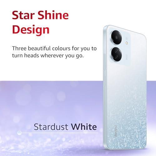 Redmi 13C (Starfrost White, 4GB RAM, 128GB Storage) | Powered by 4G MediaTek Helio G85 | 90Hz Display | 50MP AI Triple Camera - Triveni World