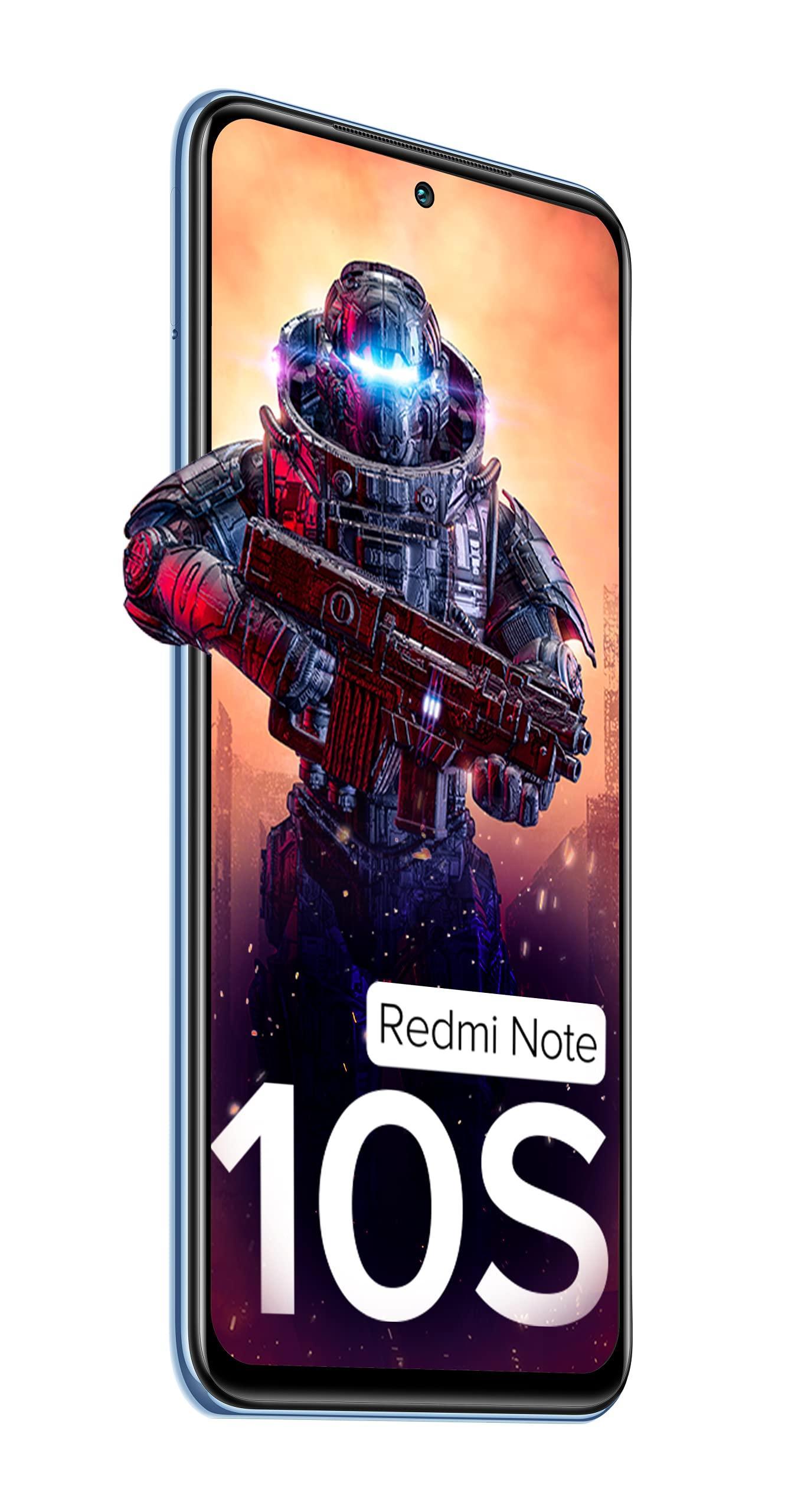 Redmi Note 10S (Deep Sea Blue, 6GB RAM, 64GB Storage) - Super Amoled Display | 64 MP Quad Camera |33W Charger Included - Triveni World