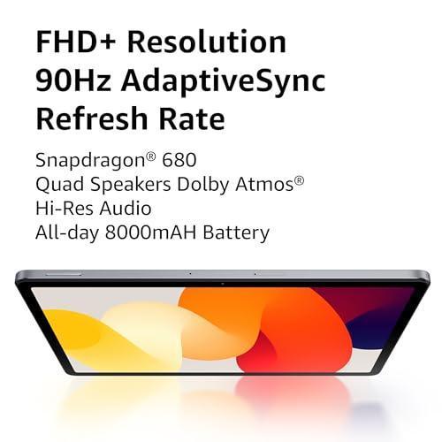 Redmi Pad SE| All Day Battery | Qualcomm Snapdragon 680| 90Hz Refresh Rate| 8GB, 128GB Tablet| FHD+ Display (11-inch/27.81cm)| Dolby Atmos| Quad Speakers| Wi-Fi| Purple - Triveni World