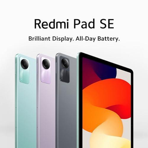 Redmi Pad SE| All Day Battery | Qualcomm Snapdragon 680| 90Hz Refresh Rate| 8GB, 128GB Tablet| FHD+ Display (11-inch/27.81cm)| Dolby Atmos| Quad Speakers| Wi-Fi| Purple - Triveni World