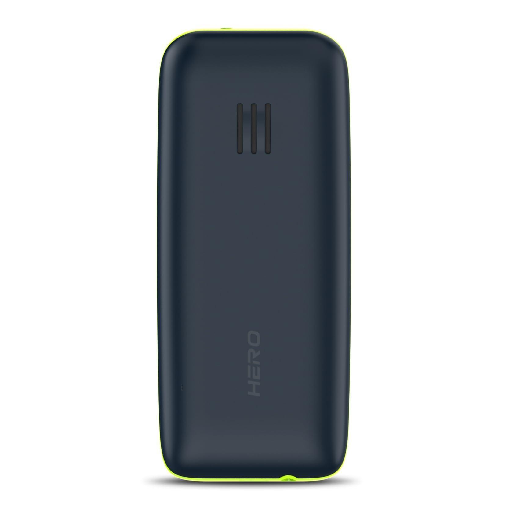 (Refurbished) Lava Hero Glow with Sleek and Stylish Design, 10 Regional Languages Input Support, Auto Call Recording, Wireless FM with Recording and 32 GB Expandable Storage (Blue Green) - Triveni World