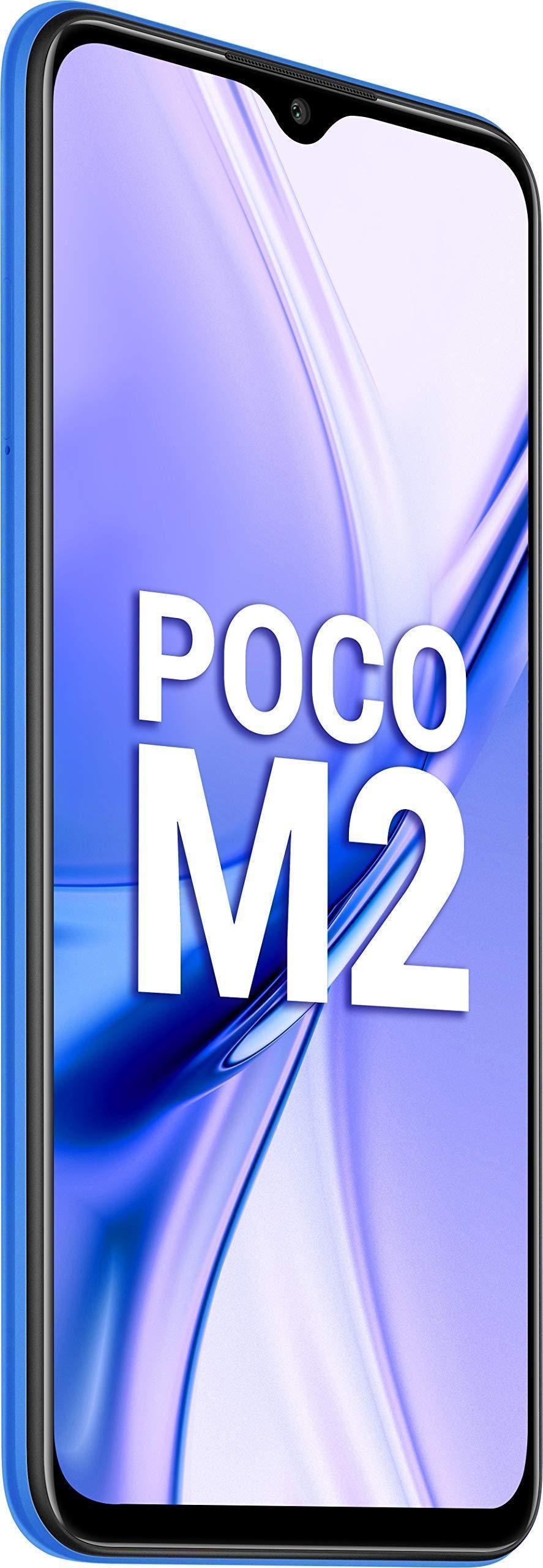 (Refurbished) MI Poco M2 (Slate Blue, 6GB RAM, 128GB Storage) - Triveni World
