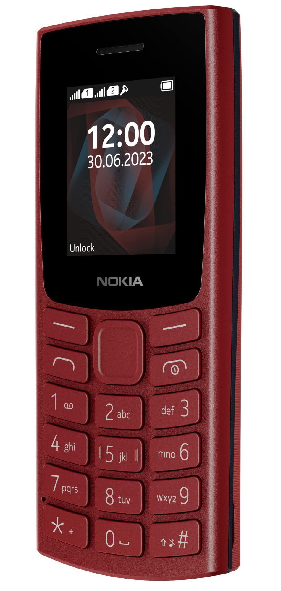 (Refurbished) Nokia All-New 105 Keypad Phone with Built-in UPI Payments, Long-Lasting Battery, Wireless FM Radio | Red - Triveni World