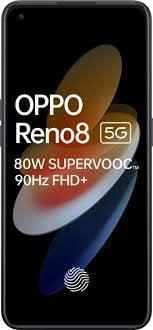 (Refurbished) OPPO Reno8 5G (Shimmer Black, 128 GB) (8 GB RAM) - Triveni World